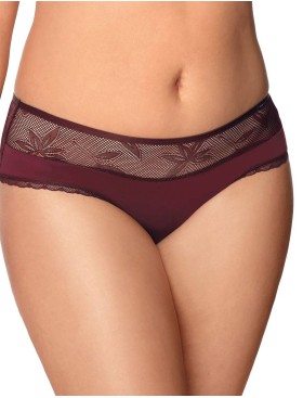 Трусы шорты Nipplex ZAFIRA SZORTY, Цвет: бургундское вино, Размеры: L