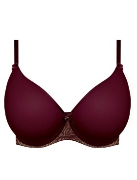 Бюстгальтер балконет Nipplex ZAFIRA U, Цвет: бургундское вино, Размеры: 80D, изображение 5