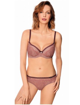 Бюстгальтер балконет пуш-ап Nipplex ZOE DOUBLE P-UP, Цвет: пудра, Размеры: 80C, изображение 4