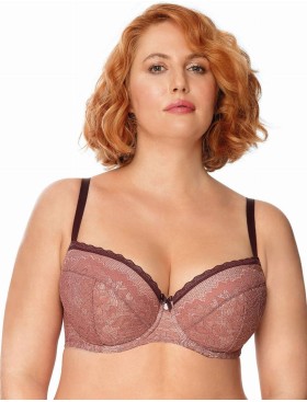 Бюстгальтер балконет Nipplex ZOE U, Цвет: пудра, Размеры: 90D, изображение 3