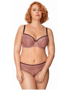 Бюстгальтер балконет Nipplex ZOE U, Цвет: пудра, Размеры: 90D, изображение 4