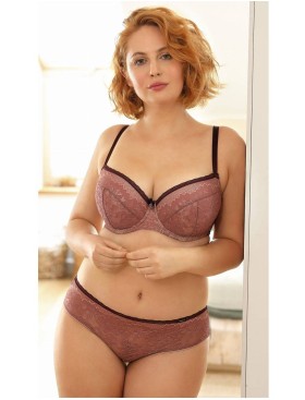 Бюстгальтер балконет Nipplex ZOE U, Цвет: пудра, Размеры: 90D, изображение 2