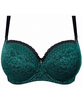 Бюстгальтер полумягкий Nipplex XENA PU, Цвет: изумруд, Размеры: 75E, изображение 5