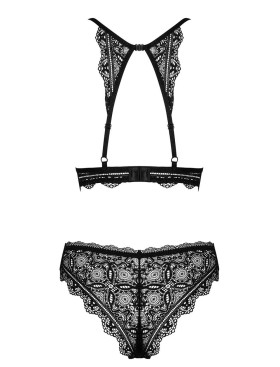 Соблазнительный комплект Obsessive RENELIA SET, Цвет: черный, Размеры: L/XL, изображение 4