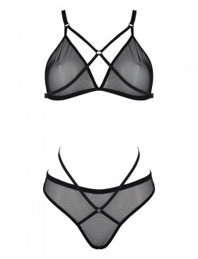 Сексуальный комплект Passion VARELLA SET, Цвет: черный, Размеры: L/XL, изображение 3