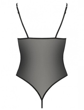 Соблазнительное боди-стринг Passion VERONIQUE BODY, Цвет: черный, Размеры: S/M, изображение 4