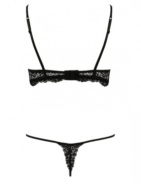 Сексуальный комплект Passion VERONIQUE SET, Цвет: черный, Размеры: 2XL/3XL, изображение 4