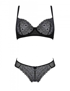 Сексуальный комплект Passion ZINNIA BIKINI, Цвет: черный, Размеры: L/XL, изображение 3