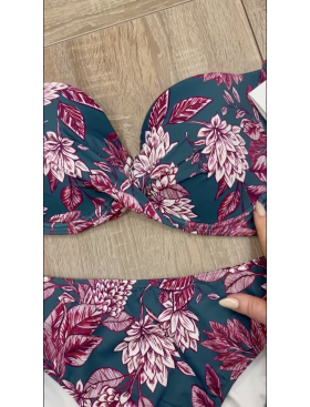 Раздельный купальник с формованной чашкой Lorin L2460/2, Цвет: мульти, Размеры: 70G, изображение 6