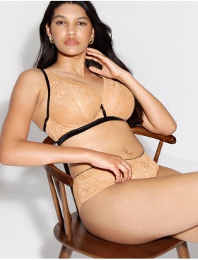 Мягкий бюстгальтер бралетт Alles FAVO M BRALETTE, Цвет: золотой, Размеры: 70D, изображение 5