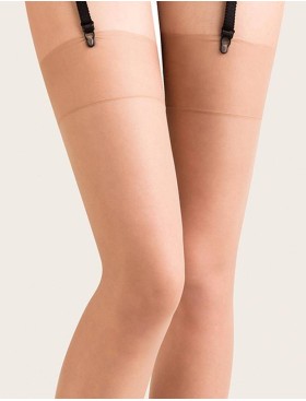 Чулки под пояс Gabriella 226 CHER 15 den бежевый, Цвет: бежевый, Размеры: 1/2