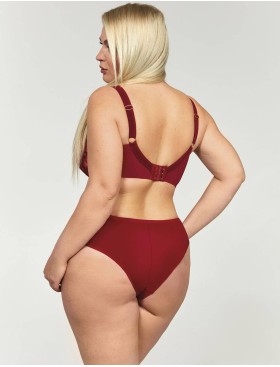 Бюстгальтер мягкий Kris Line CLARISA soft со стрэпами, Цвет: красный, Размеры: 70GG, изображение 5