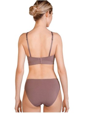 Бралетт со съемными вкладышами Mioocchi CRYSTALL 7740 stone, Цвет: stone (кофейный), Размеры: 70B, изображение 4