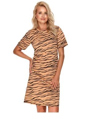 Сорочка с коротким рукавом Taro 2674 OLENA, Цвет: оранжевый/черный, Размеры: S