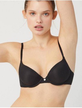 Бюстгальтер пуш-ап Ysabel Mora 10013 ESSENTIALS черный, Цвет: черный, Размеры: 80B