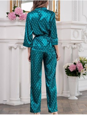 Атласный комплект-тройка Mia-Mella CLEVER 8946 изумрудный, Цвет: изумруд, Размеры: S, изображение 4