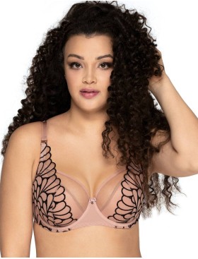 Бюстгальтер полумягкий Ava ANGEL WINGS 1927 PU tatoo, Цвет: телесный+tatoo, Размеры: 70I, изображение 3