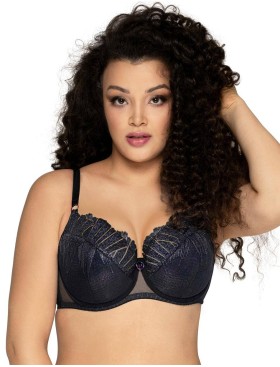 Бюстгальтер балконет Ava GLAM ROCK 1952 U, Цвет: черный, Размеры: 75D