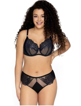 Бюстгальтер мягкий с подкроем Ava GLAM ROCK 1951 M, Цвет: черный, Размеры: 80F, изображение 3