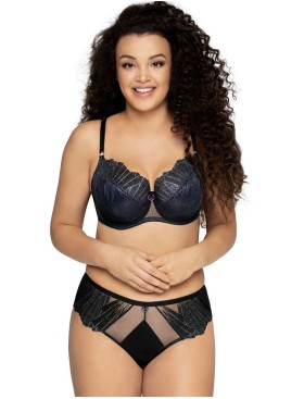 Бюстгальтер полумягкий Ava GLAM ROCK 1950 PU, Цвет: черный, Размеры: 95C, изображение 4