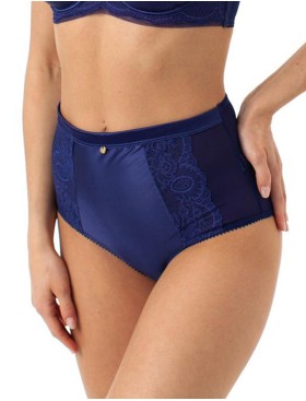 Высокие трусы Coquette Revue OPIUM 62100-02, Цвет: синий, Размеры: S