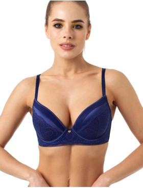 Бюстгальтер с пуш-ап Coquette Revue OPIUM 82100-02, Цвет: синий, Размеры: 80C, изображение 3