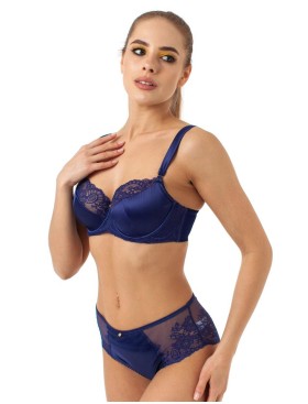 Бюстгальтер полумягкий Coquette Revue OPIUM 85100-02, Цвет: синий, Размеры: 80C, изображение 4