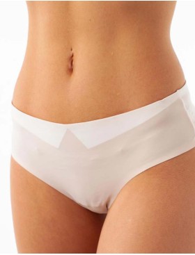 Трусы бразилиана миди Coquette Revue SMOKING 57003-03, Цвет: телесный, Размеры: XS