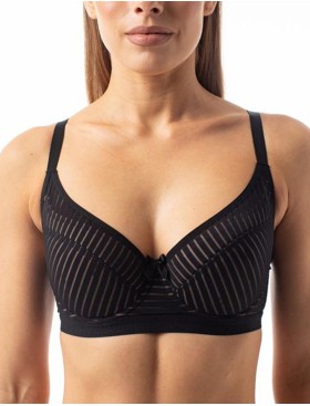 Бюстгальтер балконет Coquette Revue STORIES 89079-06, Цвет: черный, Размеры: 90F