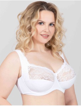 Бюстгальтер мягкий с подкроем Elli 1012 белый, Цвет: белый, Размеры: 75H, изображение 3