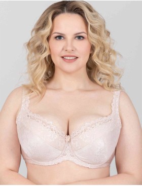 Бюстгальтер на сшивном поролоне Elli 3034 серебристый пион, Цвет: серебристый пион, Размеры: 75H, изображение 3