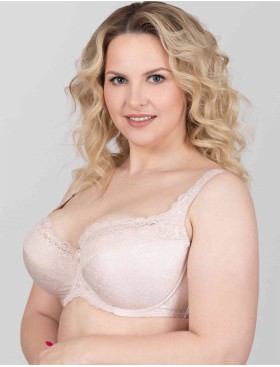 Бюстгальтер на сшивном поролоне Elli 3034 серебристый пион, Цвет: серебристый пион, Размеры: 75H, изображение 4