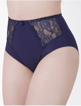 Высокие трусы слипы Elli 621 темно-синий, Цвет: темно-синий, Размеры: L