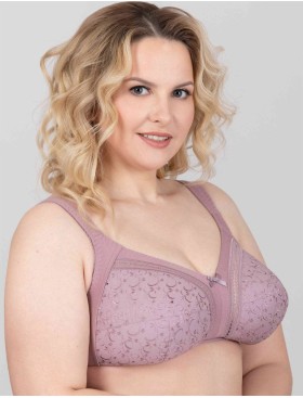 Мягкий хлопковый бюстгальтер без косточек Milavitsa 108180 / 118180 кофейный десерт, Цвет: кофейный десерт, Размеры: 85C, изображение 5