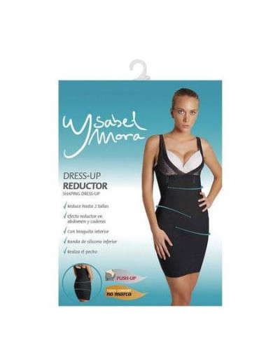 Корректирующее платье с ластовицей Ysabel Mora 19623 SHAPING черный, Цвет: черный, Размеры: XL, изображение 3