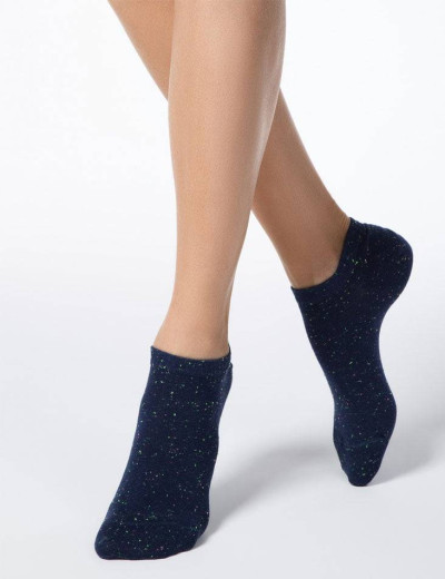 Ультракороткие женские носки CONTE ACTIVE 16С-62СП 085 темно-синий, Цвет: темно-синий, Размеры: 38/39