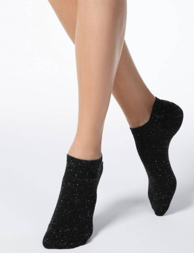 Ультракороткие женские носки CONTE ACTIVE 16С-62СП 085 черный, Цвет: черный, Размеры: 38/39