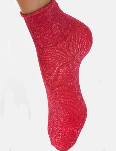 Носки женские с люрекосм CONTE CLASSIC 17С-16СП 000 красный, Цвет: красный, Размеры: 36/37, изображение 2