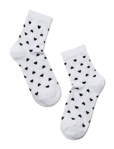 Носки женские хлопковые CONTE CLASSIC 7С-22СП 143 белый, Цвет: белый, Размеры: 36/37, изображение 2