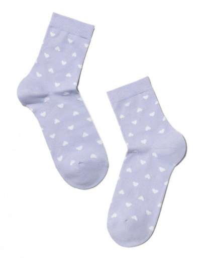 Носки женские хлопковые CONTE CLASSIC 7С-22СП 143 бледно-фиолетовый, Цвет: бледно-фиолетовый, Размеры: 36/37, изображение 2