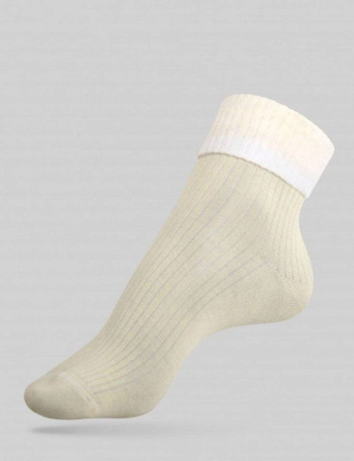 Хлопковые женские носки CONTE CLASSIC 7С-35СП 013 кремовый, Цвет: кремовый, Размеры: 36/37