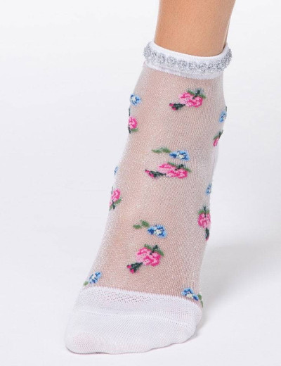 Оригинальные женские носки CONTE FANTASY 18С-19СП 137 белый, Цвет: белый, Размеры: 36/37, изображение 2