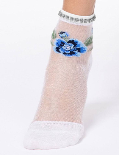 Оригинальные женские носки CONTE FANTASY 18С-19СП 138 белый, Цвет: белый, Размеры: 38/39, изображение 2