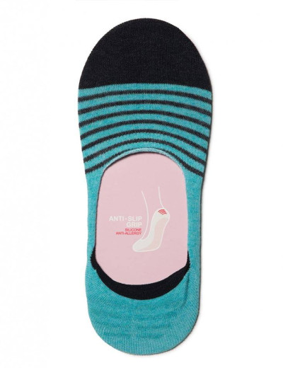 Следки женские хлопковые Conte CLASSIC 16С-12СП 094 бирюзовый, Цвет: бирюзовый, Размеры: 36/37, изображение 2