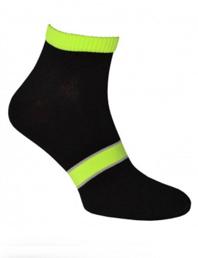 Укороченные спортивные носки Conte DIWARI ACTIVE 7С-37СП 066 черный/салатовый, Цвет: черный/салатовый, Размеры: 40/41, изображение 2