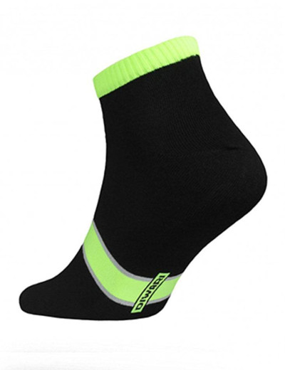 Укороченные спортивные носки Conte DIWARI ACTIVE 7С-37СП 066 черный/салатовый, Цвет: черный/салатовый, Размеры: 40/41
