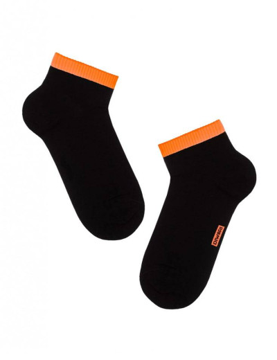 Укороченные спортивные носки Conte DIWARI ACTIVE 7С-37СП 068 черный/оранжевый, Цвет: черный/оранжевый, Размеры: 40/41, изображение 2