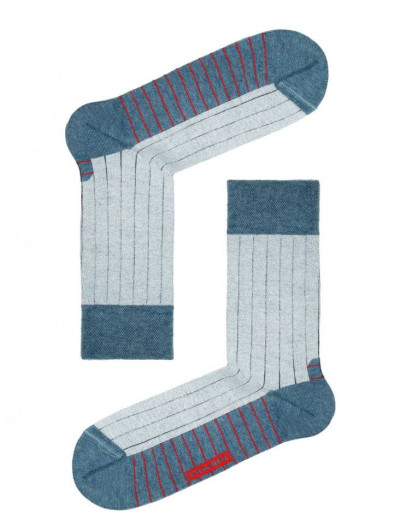 Носки мужские Conte DIWARI HAPPY 15С-23СП 048 джинс/светло-голубой, Цвет: джинс/светло-голубой, Размеры: 44/45, изображение 2