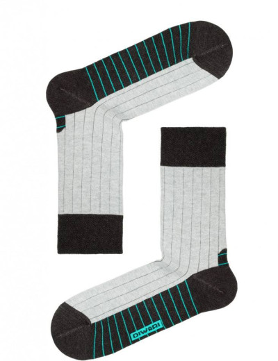 Носки мужские Conte DIWARI HAPPY 15С-23СП 048 черный/серый, Цвет: черный/серый, Размеры: 42/43, изображение 2