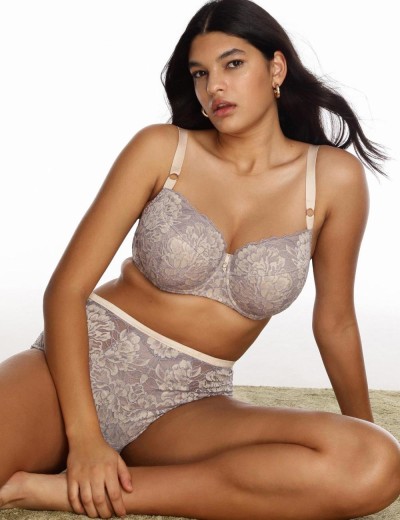 Бюстгальтер полумягкий Alles VULCANO PU, Цвет: сиреневый, Размеры: 80J, изображение 7